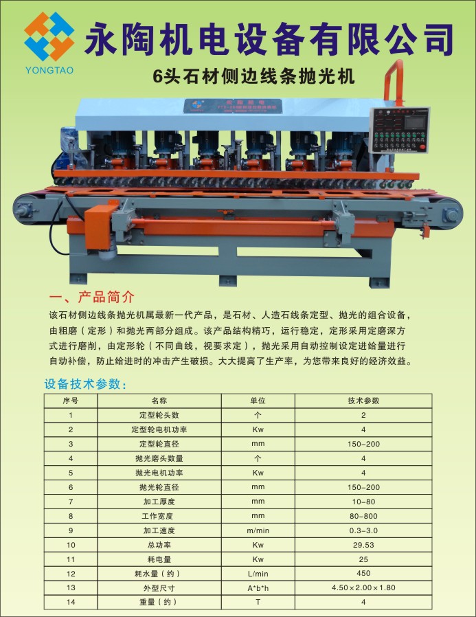 石材側(cè)邊線條機(jī)